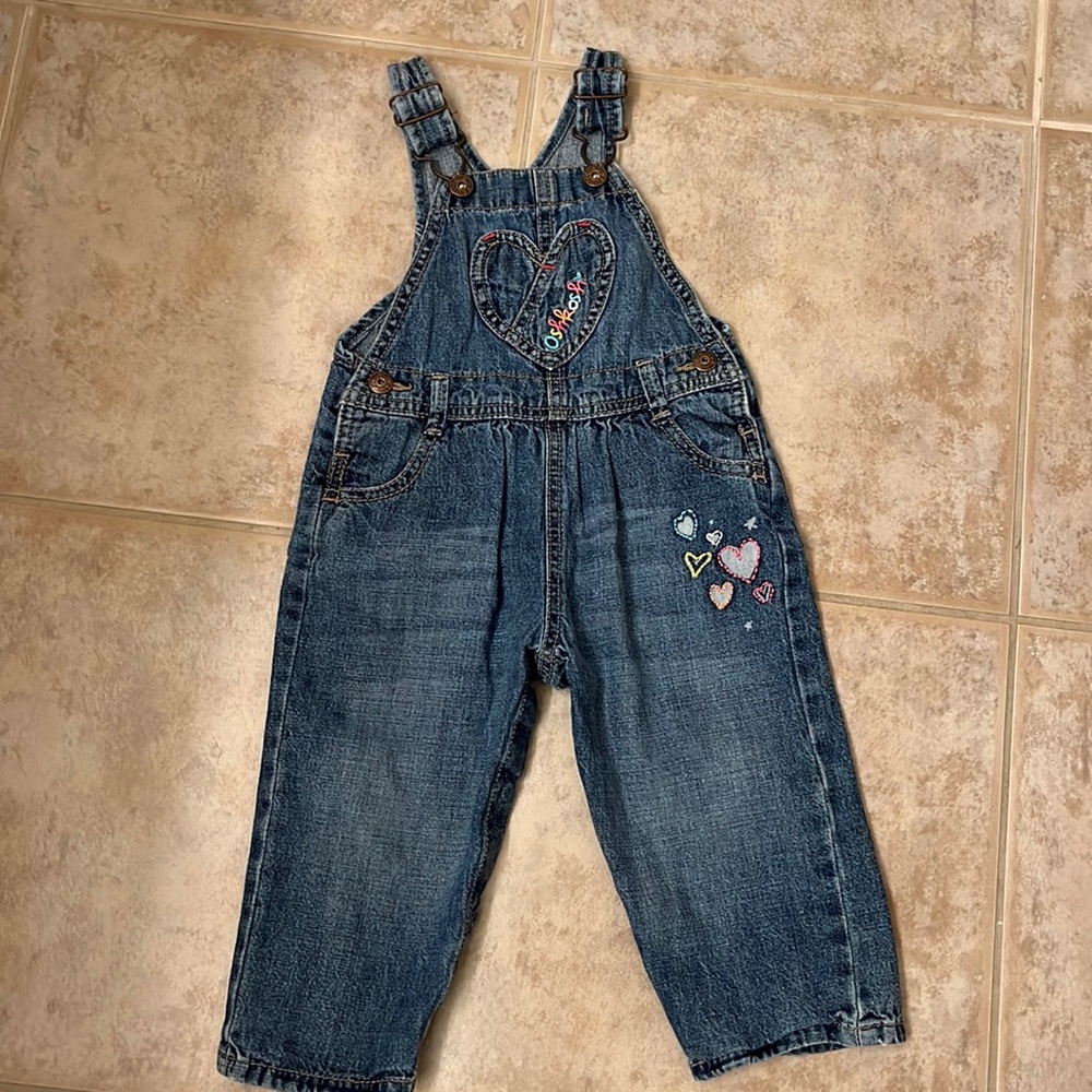 Girl’s OshKosh B’gosh Denim Bib Overalls